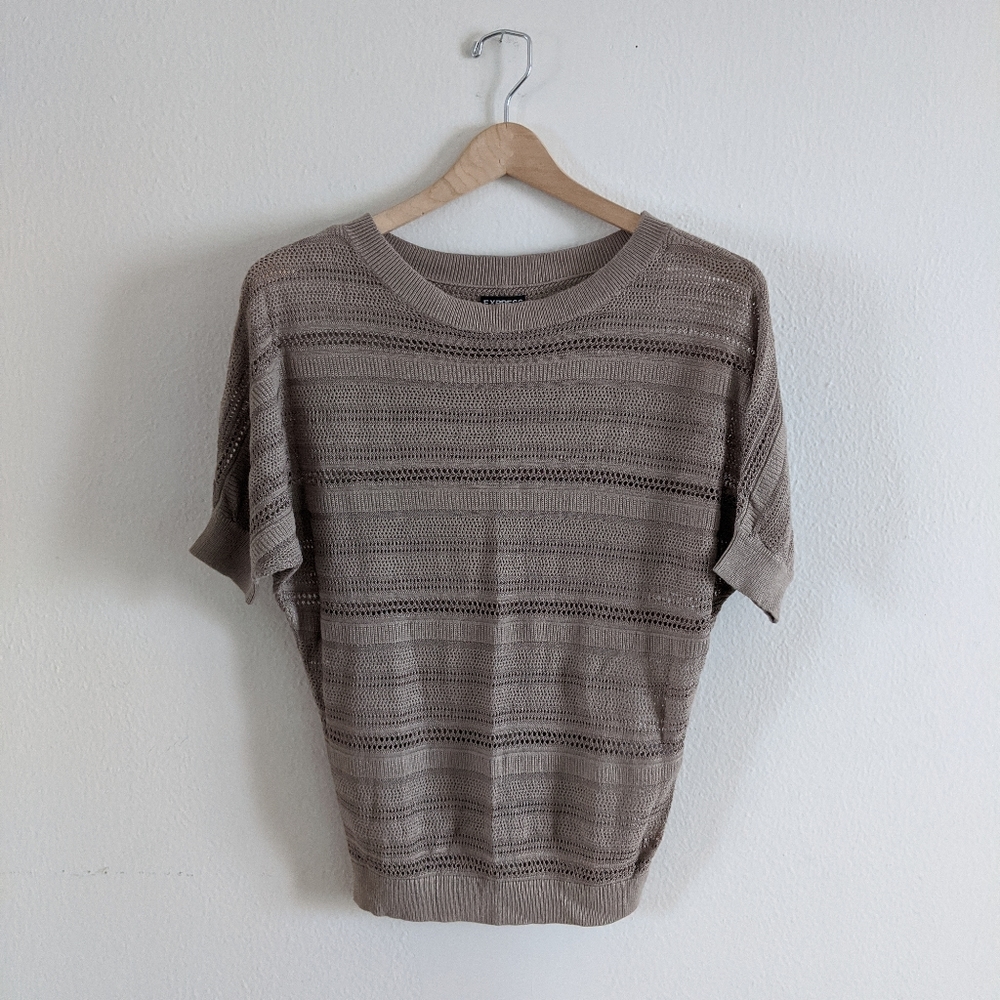 Express Open Stitch Sweater